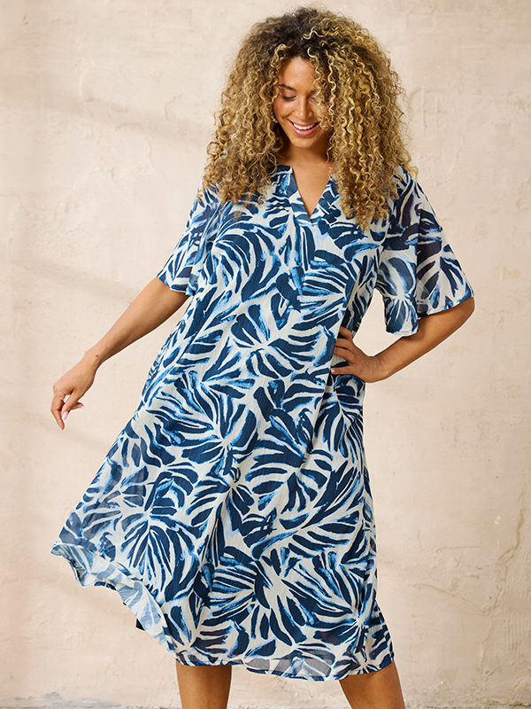 ZH-CLOVE - Plus Size Jurk fra Zhenzi