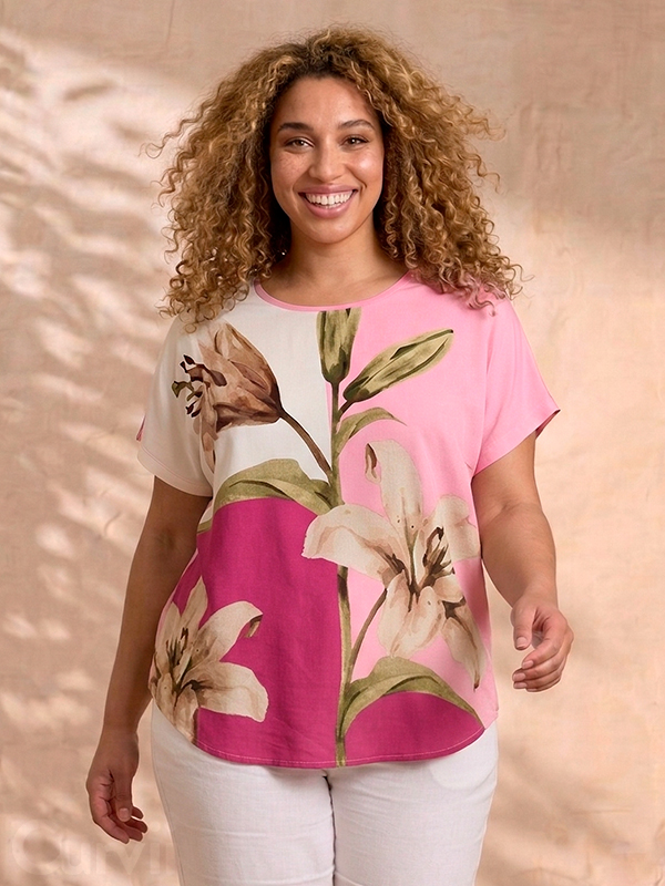 ZH-EDITH - Plus Size Blouse fra Zhenzi