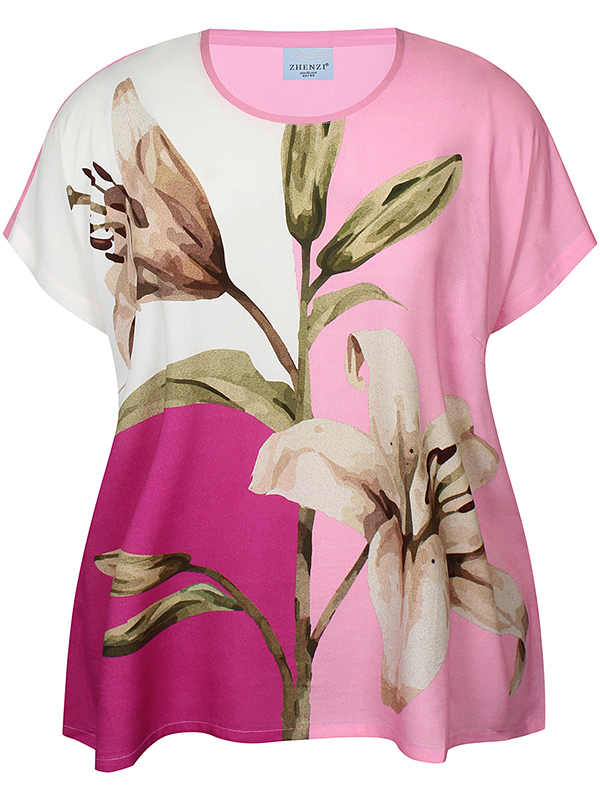 ZH-EDITH - Plus Size Blouse fra Zhenzi