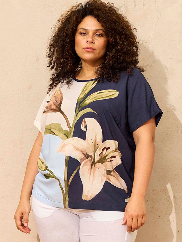 ZH-EDITH - Plus Size Blouse fra Zhenzi