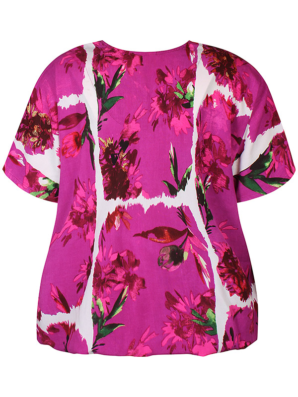 ZH-ELISA - Plus Size Blouse fra Zhenzi