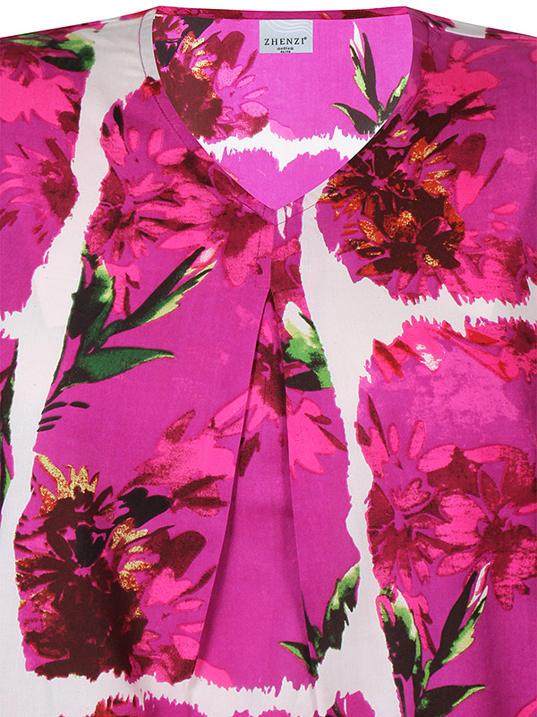 ZH-ELISA - Plus Size Blouse fra Zhenzi