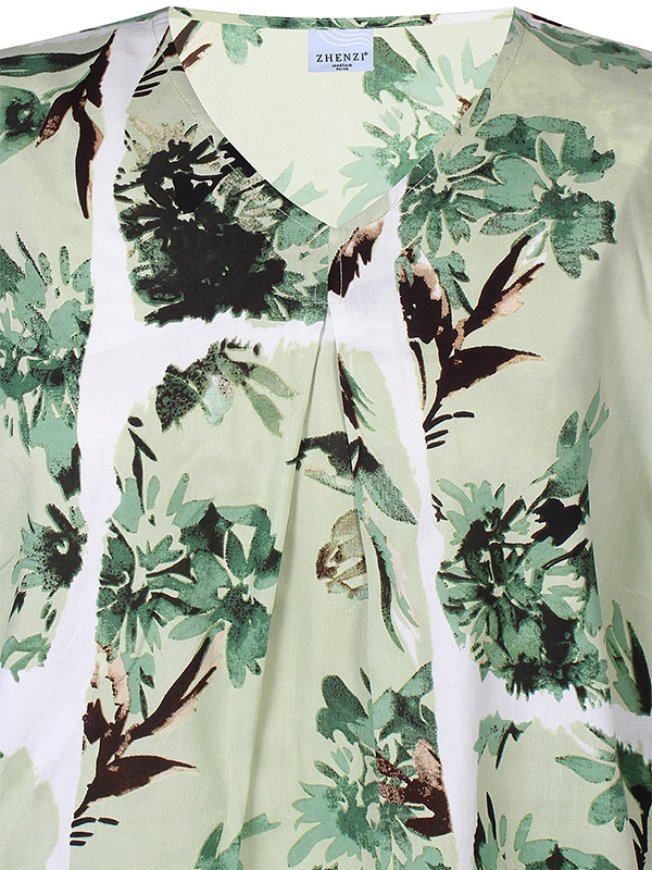 ZH-ELISA - Plus Size Blouse fra Zhenzi