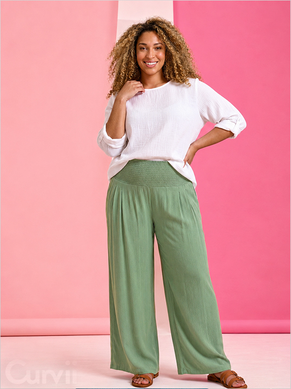 ZH-ELORA - Plus Size Broek fra Zhenzi