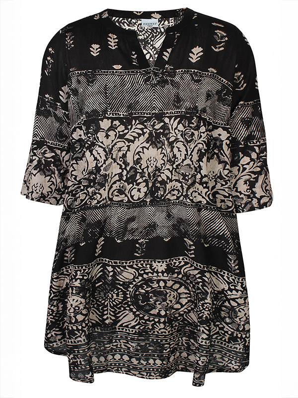 ZH-EMBER - Plus Size Tunic fra Zhenzi