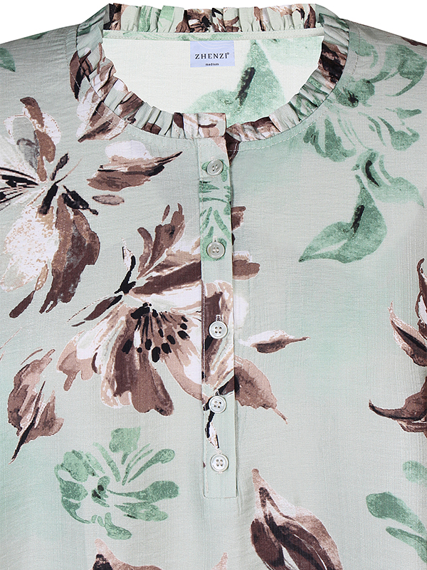 ZH-FREYA - Plus Size Blouse fra Zhenzi