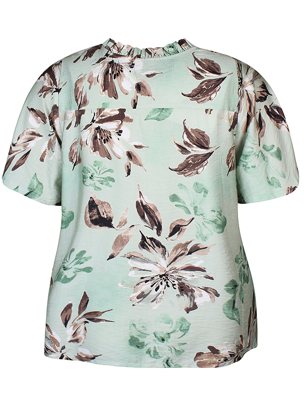 ZH-FREYA - Plus Size Blouse fra Zhenzi