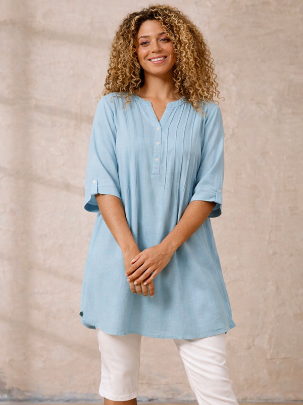 ZH-HYLA - Plus Size Tunic fra Zhenzi