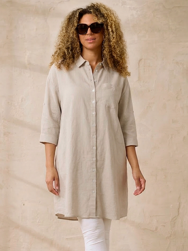 ZH-HYLA - Plus Size Overhemd fra Zhenzi