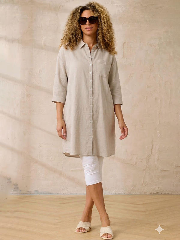 ZH-HYLA - Plus Size Overhemd fra Zhenzi