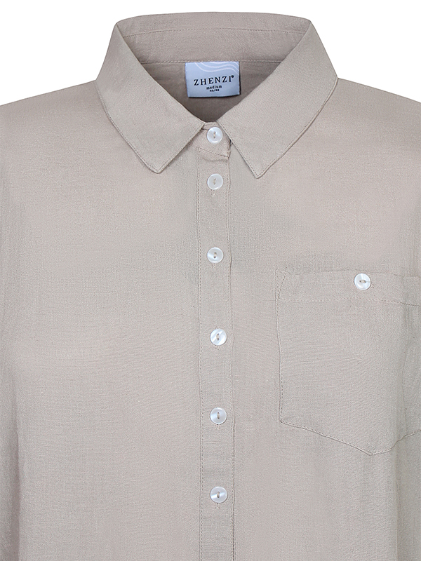 ZH-HYLA - Plus Size Overhemd fra Zhenzi