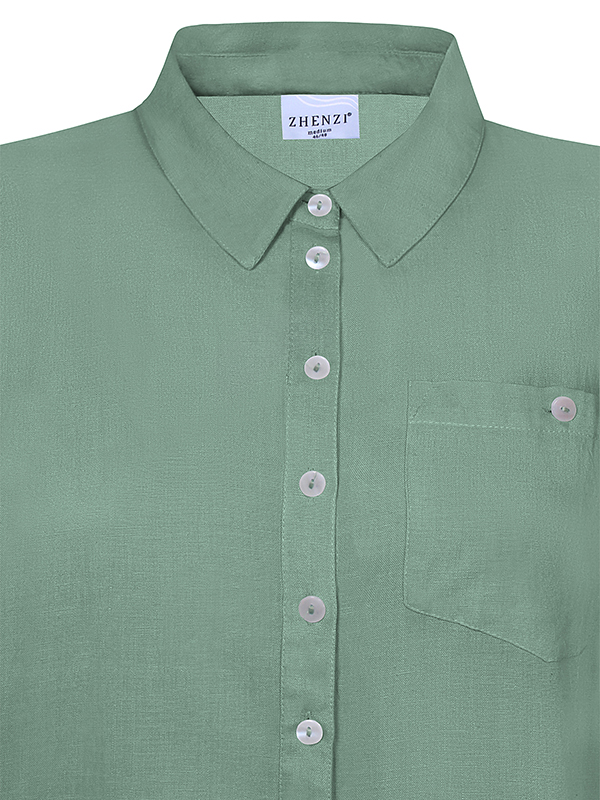 ZH-HYLA - Plus Size Overhemd fra Zhenzi