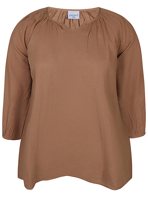 ZH-GEMMA - Plus Size Blouse fra Zhenzi