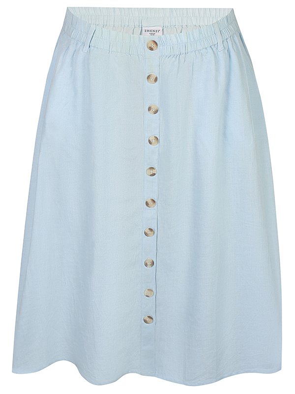 ZH-HYLA - Plus Size Skirt fra Zhenzi