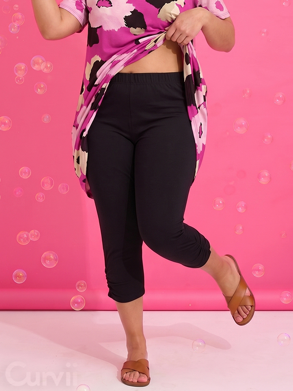 ZH-KANT - Plus Size Legging fra Zhenzi