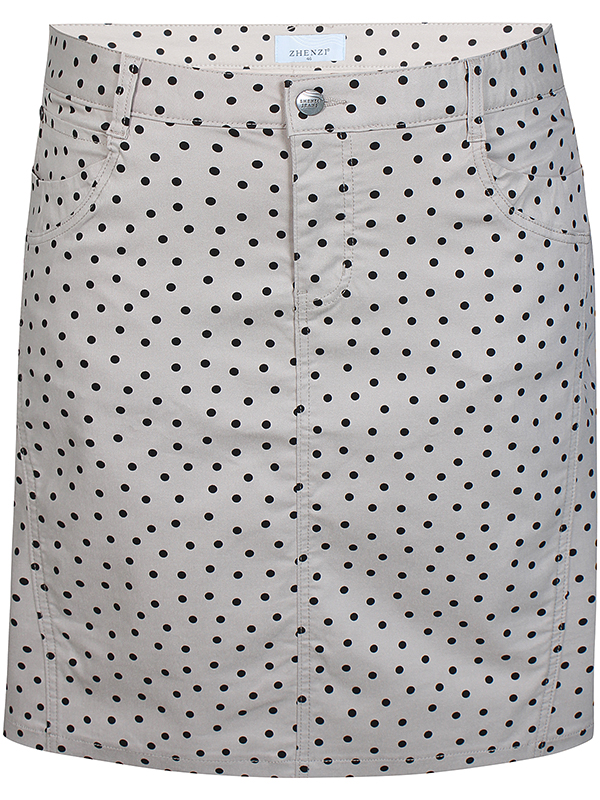 ZH-BOYER - Plus Size Skirt fra Zhenzi