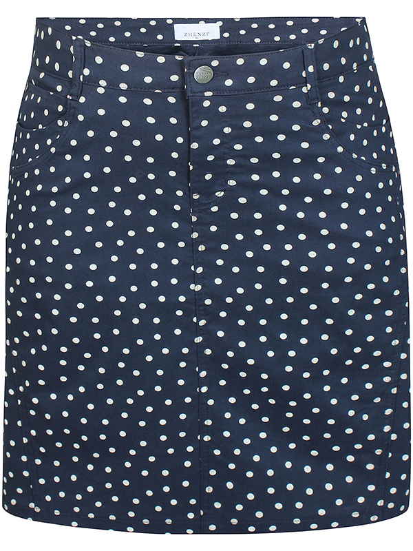 ZH-BOYER - Plus Size Skirt fra Zhenzi