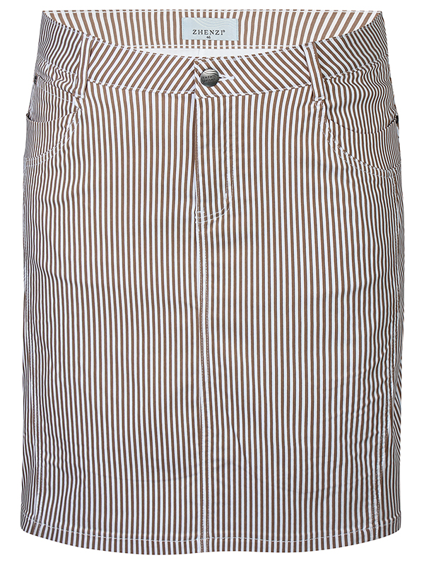 ZH-BOYER - Plus Size Skirt fra Zhenzi