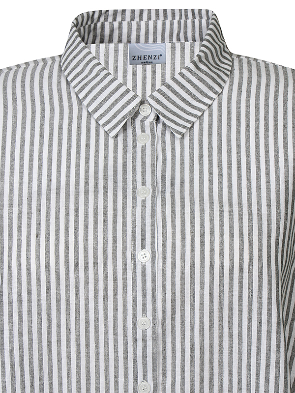 ZH-MABEL1569-SHIRT3/4 - Plus Size Tunic fra Zhenzi