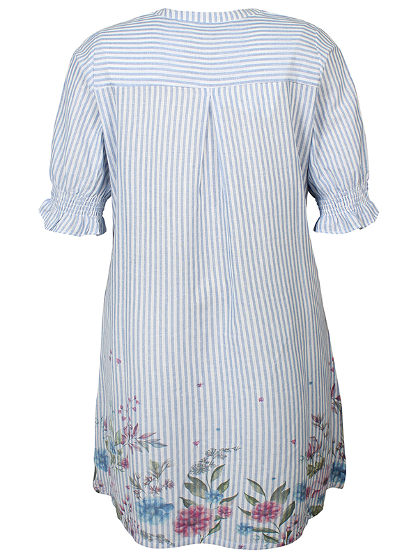 ZH-MABEL1570-DRESS3/4 - Plus Size Jurk fra Zhenzi