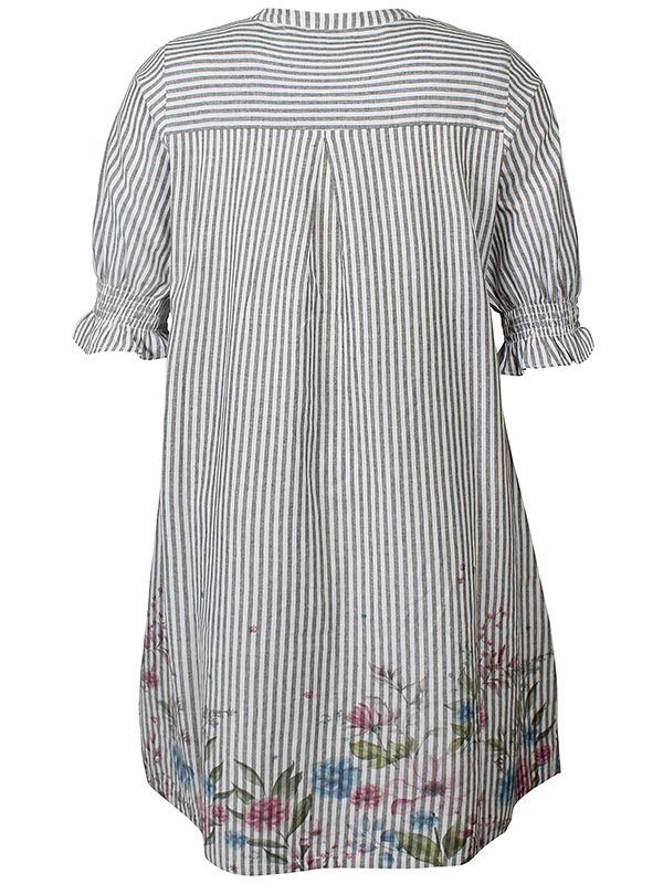 ZH-MABEL1570-DRESS3/4 - Plus Size Jurk fra Zhenzi