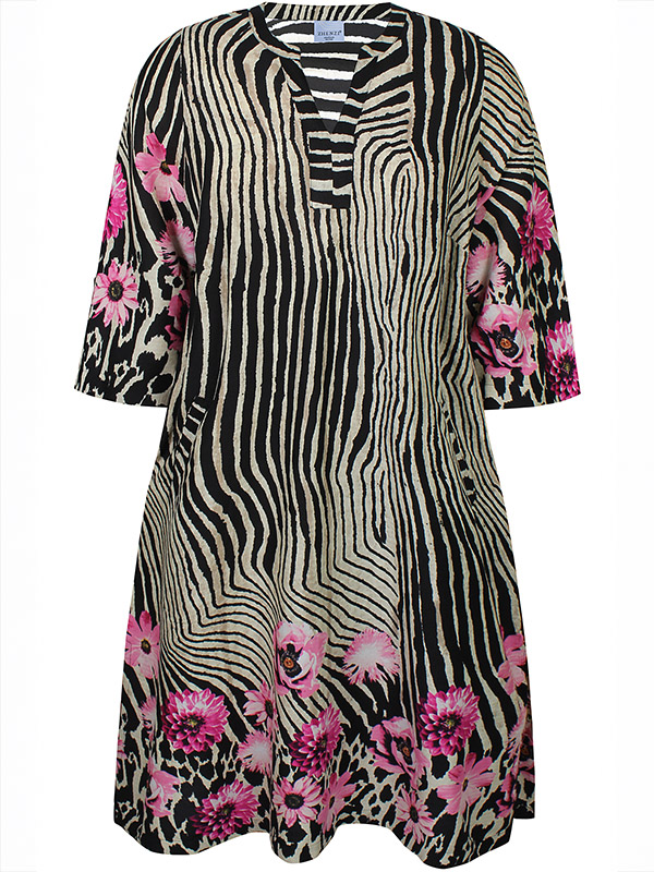 ZH-MADGE - Plus Size Jurk fra Zhenzi