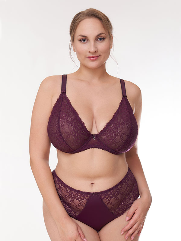 VALENTINE - Plus Size Bh met beugel fra Plaisir
