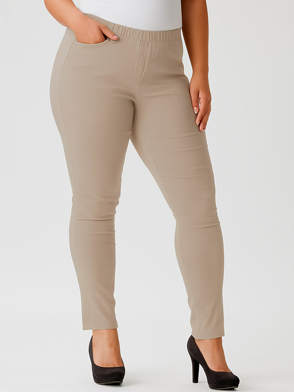 TWIST  - Plus Size Broek fra Zhenzi