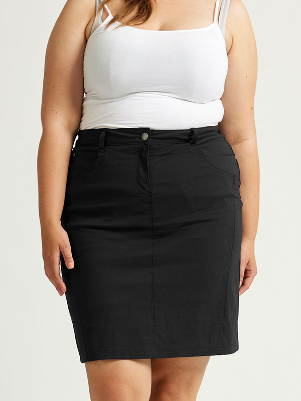 BOYER  - Plus Size Skirt fra Zhenzi