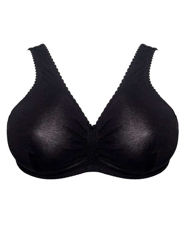 UNIQUE BOMULD - Plus Size Bh zonder beugel fra Plaisir