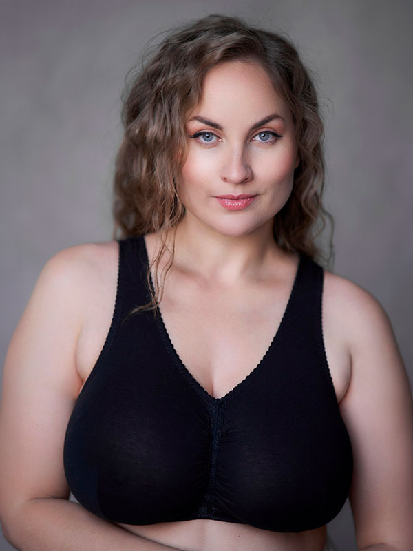 UNIQUE BOMULD - Plus Size Bh zonder beugel fra Plaisir