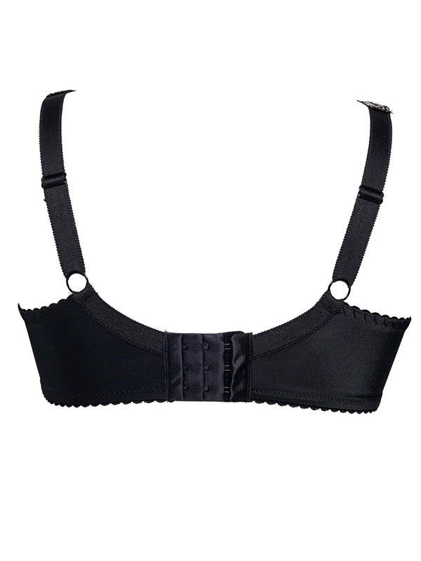 BEATE PLAIN - Plus Size Bh met beugel fra Plaisir