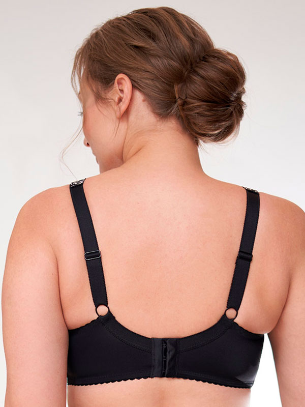 BEATE PLAIN - Plus Size Bh met beugel fra Plaisir