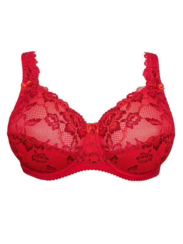 BEATE LUXURY FULL LACE - Plus Size Bh met beugel fra Plaisir