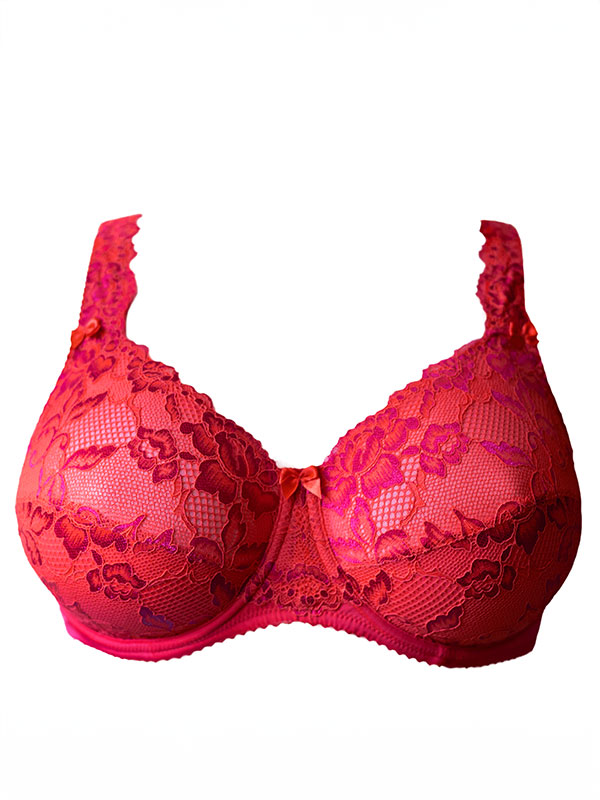 BEATE LUXURY FULL LACE - Plus Size Bh met beugel fra Plaisir