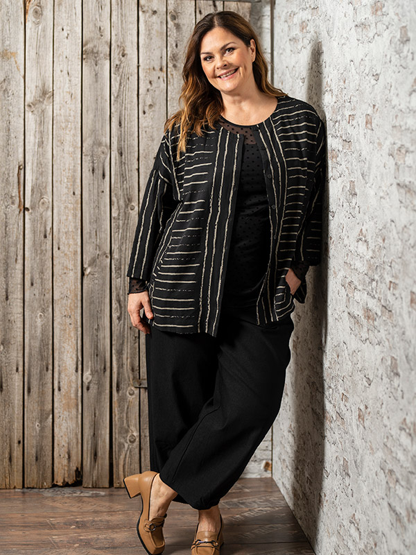 CLARA  - Plus Size Broek fra Gozzip
