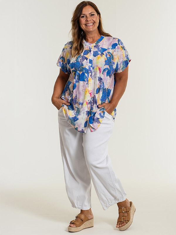 CLARA - Plus Size Broek fra Gozzip