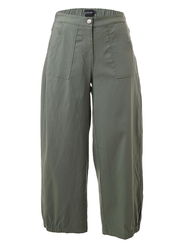 CLARA - Plus Size Broek fra Gozzip