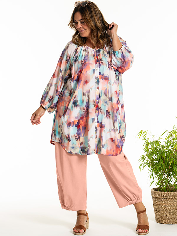 CLARA - Plus Size Broek fra Gozzip