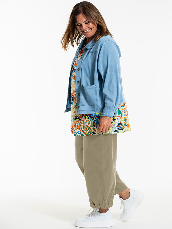 CLARA - Plus Size Broek fra Gozzip