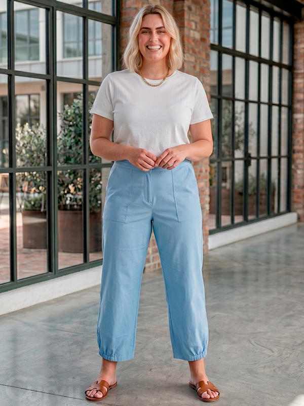 GCLARA - Plus Size Broek fra Gozzip