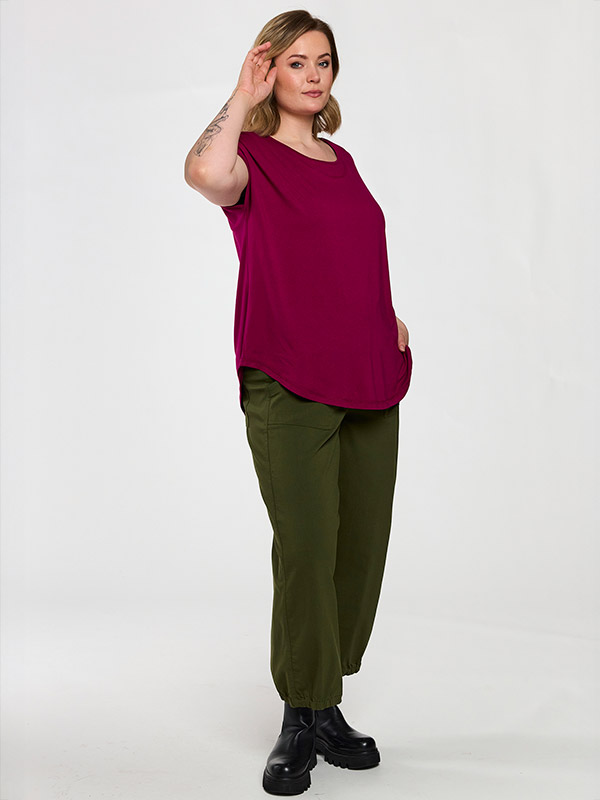 GGITTE - Plus Size T-shirt fra Gozzip