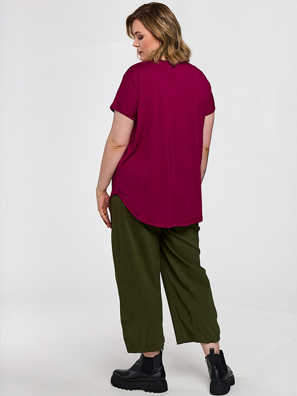 GGITTE - Plus Size T-shirt fra Gozzip