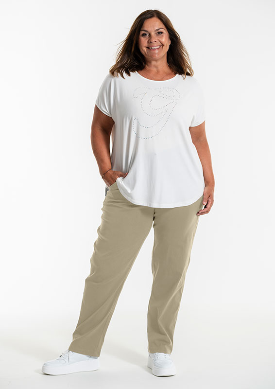 CLARA - Plus Size Broek fra Gozzip