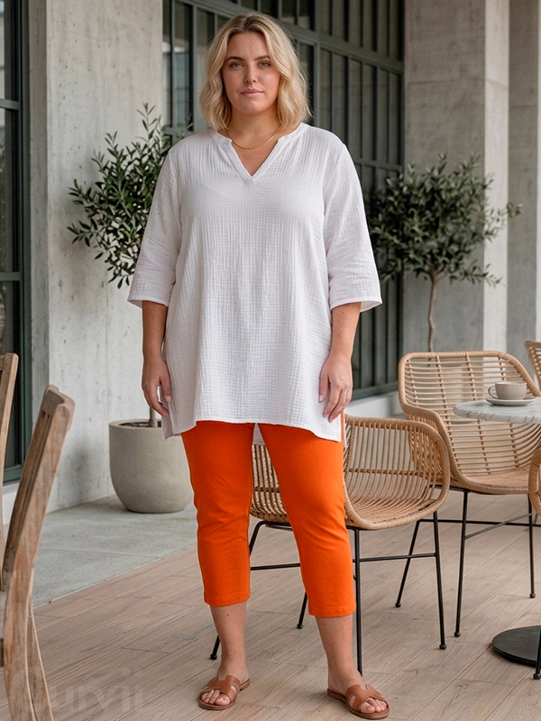CLARA - Plus Size Legging fra Gozzip