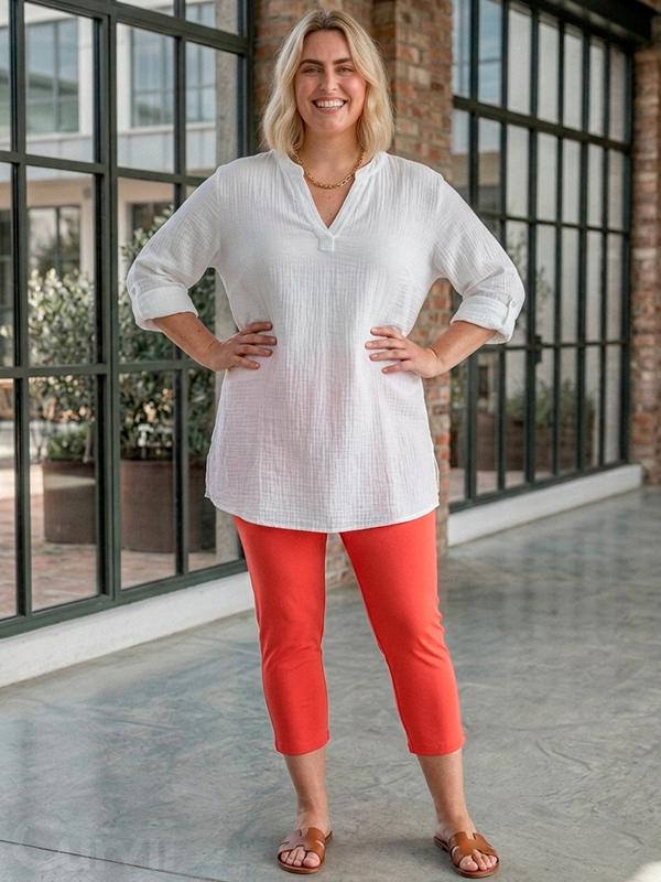 CLARA - Plus Size Legging fra Gozzip