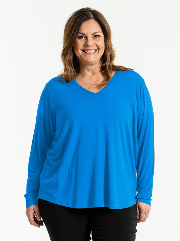 GITTE - Plus Size Blouse fra Gozzip