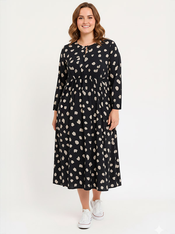 ADDAISY - Plus Size Jurk fra Adia