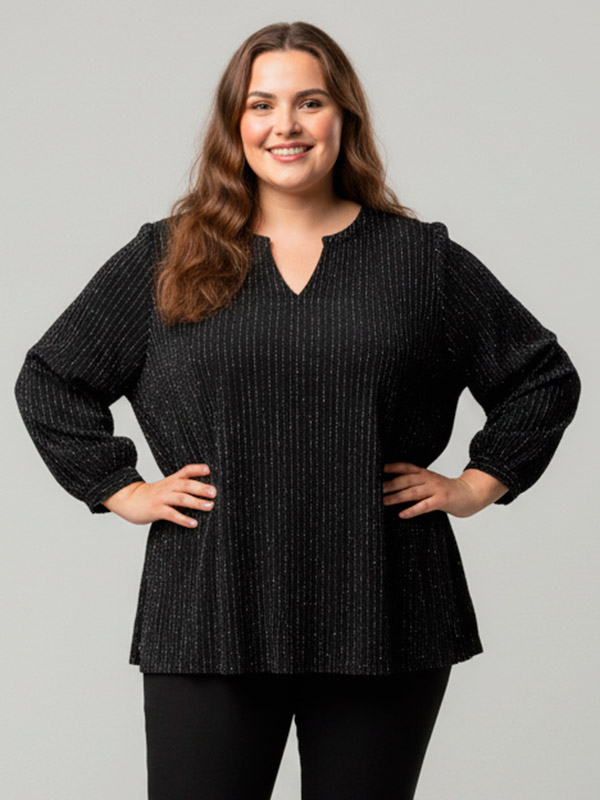 ADEBUR - Plus Size Blouse fra Adia