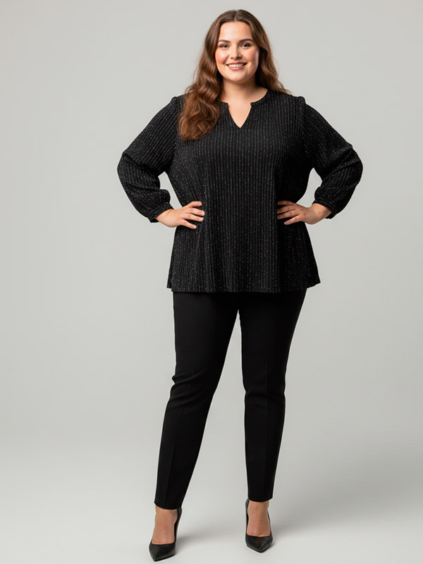 ADEBUR - Plus Size Blouse fra Adia